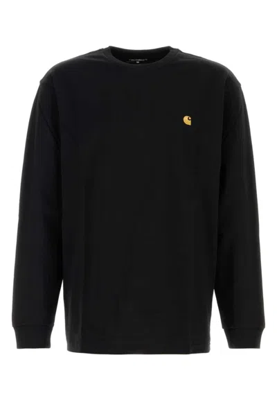 Carhartt Men's American Script Sweatshirt In Black
