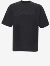 Carhartt Black Crewneck Logo T-shirt In Black