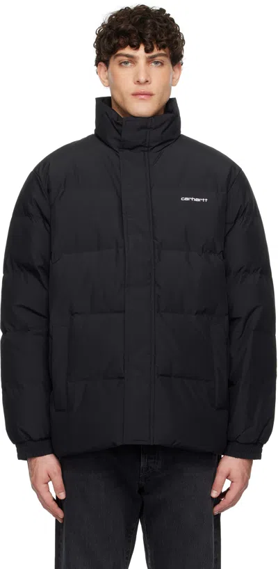 Carhartt Black Danville Down Jacket In 0d2xx Black / White