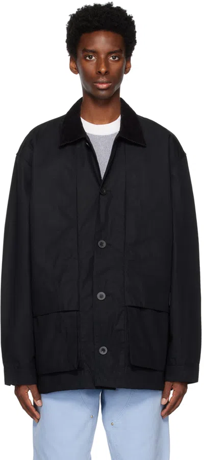 Carhartt Black Darper Jacket In 00exx Black / Black