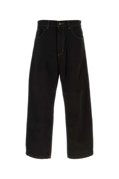 CARHARTT BLACK DENIM BRANDON PANT