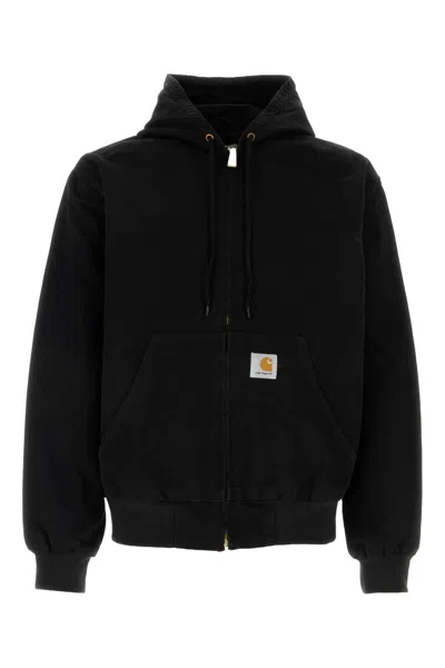 CARHARTT BLACK DENIM OG ACTIVE JACKET