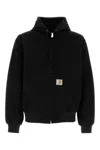 Carhartt Active Liner Fleece Hooded Jacket In Black