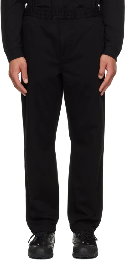 Carhartt Black Flint Trousers In Multi
