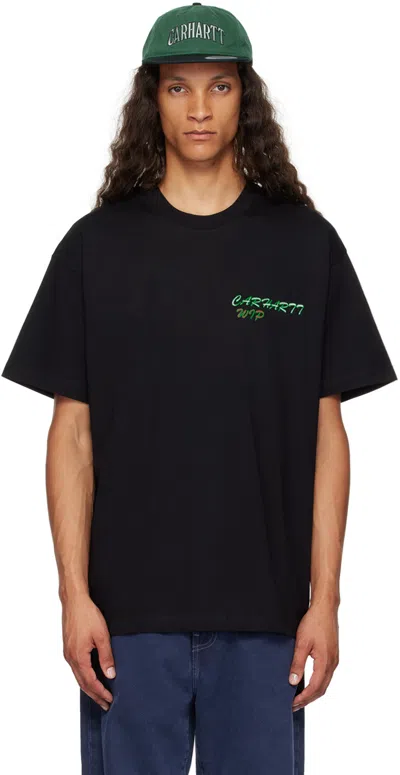 Carhartt Black 'gelato' T-shirt In Xx 89 Black