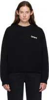 Carhartt Black 'growth' Sweater In Black