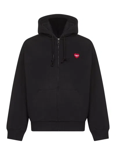 Carhartt Black Hooded Heart Ii Hartt Zip-up Hoodie