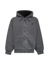 Carhartt Black Hooded Vista Jacket Zip-up Hoodie<br/> In Multi