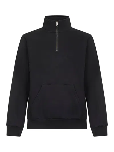 Carhartt Black Jersey Chase Neck Zip Sweatshirt