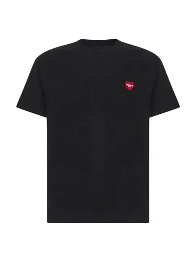 CARHARTT BLACK JERSEY S/S HEART II HARTT T-SHIRT