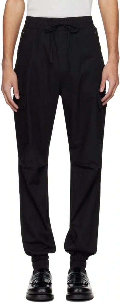 Carhartt Black Jogger Cargo Pants In 89 Black