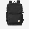 Carhartt Black Logo Backpack In Black