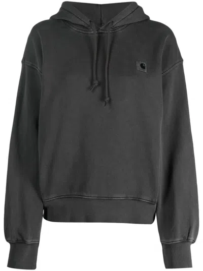 Carhartt Black Logo Drawstring Hood