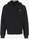 Carhartt Cotton Blend Sweatshirt With Logo In Black