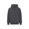 Carhartt Hooded Cotton Vista Sweater With Tonal Details And Logo Patch In Black