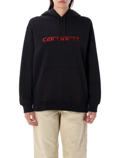 Carhartt Black Logo Hoodie
