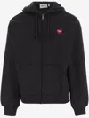 Carhartt Hooded Heart Ii Hartt Sweat Jacket In Black