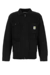 Carhartt Black Logo Jacket In Black