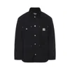Carhartt Wip Structured Organic Cotton Casual Jacket In Black