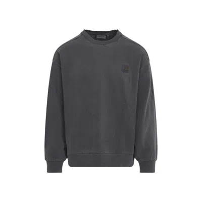 CARHARTT BLACK LOGO SWEATSHIRT