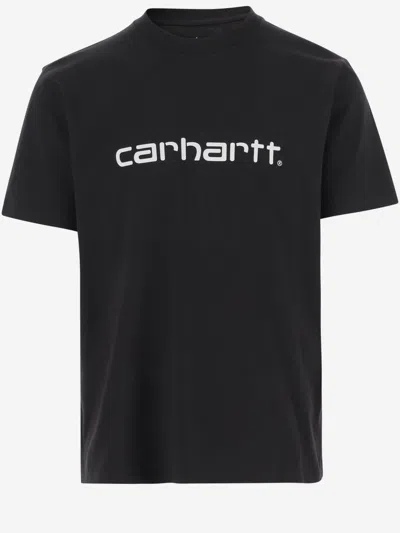 CARHARTT BLACK LOGO T-SHIRT