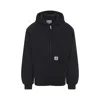 Carhartt Organic Cotton Hooded Blazer Kangaroo Pockets In Black