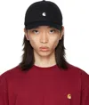 Carhartt Work In Progress Madison Logo Embroidered Baseball Cap In Black