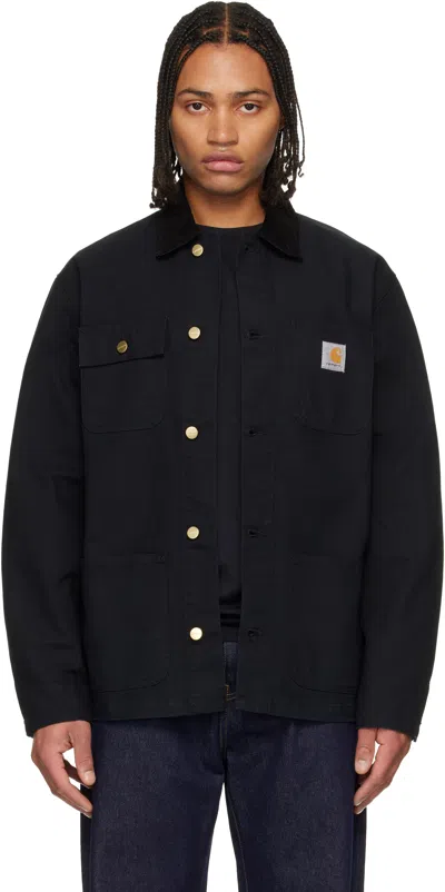 Carhartt Black Michigan Jacket In Multi