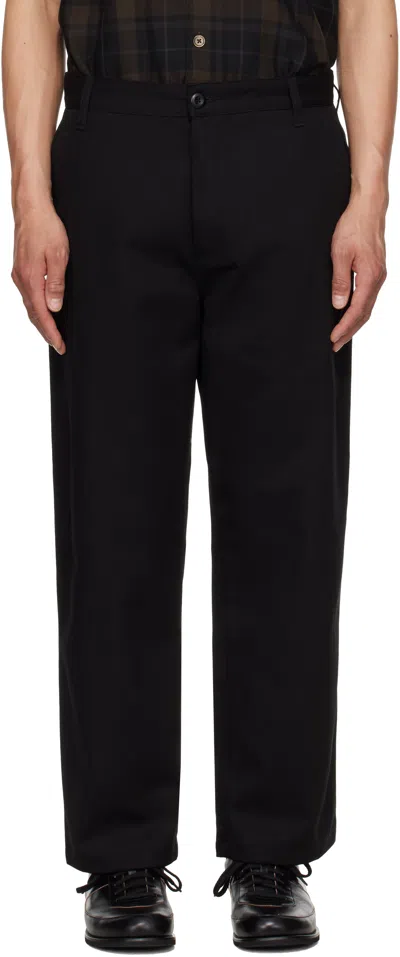 Carhartt Black Module Trousers In 8901 Black