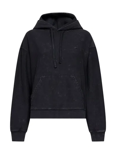 Carhartt Black Nelson Hooded Cotton Sweatshirt