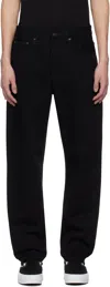 Carhartt Black Newel Jeans In 892y Black One Wash
