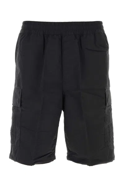 Carhartt Black Nylon Evers Cargo Shorts In Isimardinpriwhi