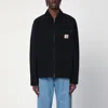 Carhartt Wip Casual Jacket With Corduroy Collar And Versatile Design In Black
