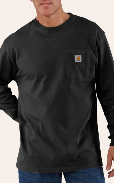 Carhartt Black Original Fit Work Shirt