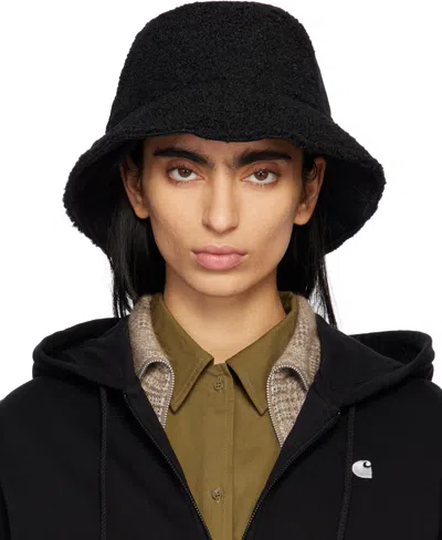 Carhartt Black Orla Bucket Hat In Black/black