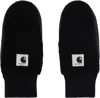 Carhartt Black Orla Mitts In Black/black
