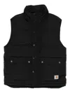 Carhartt Black Quilted Vest In Black