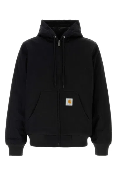 CARHARTT BLACK PATCH LOGO JACKET