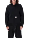 Carhartt Active Liner Fleece Hooded Jacket In Black