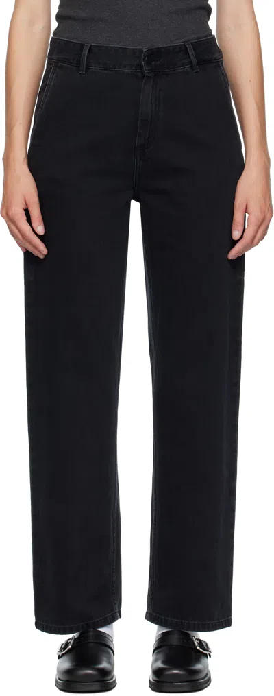 Carhartt Black Pierce Straight Jeans