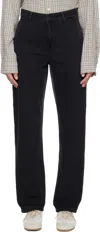 Carhartt Black Pierce Straight Jeans