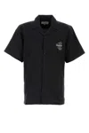Carhartt Ablaze Graphic Print Short Sleeves Shirt In Blackwax