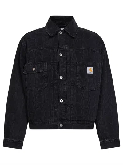 Carhartt Black Printed Denim Belmar Jacket
