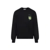 Carhartt Black Printed Sweatshirt In Black
