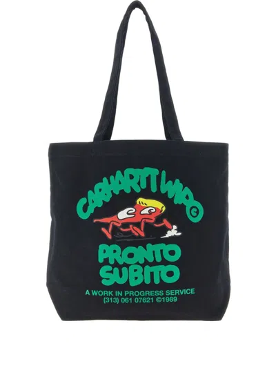 CARHARTT BLACK PRONTO PRINTED TOTE