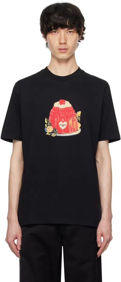 Carhartt Black Pudding T-shirt In 89xx Black