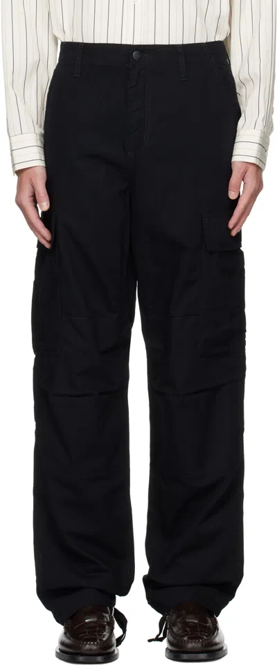 Carhartt Black Regular Cargo Pants