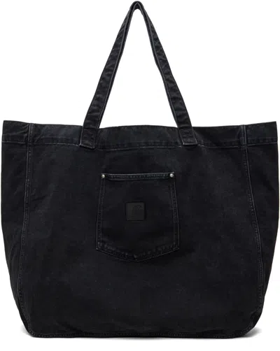 Carhartt Black Rivet Tote In Black Stone Was