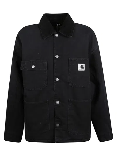 Carhartt Black Shirt Collar Logo Jacket