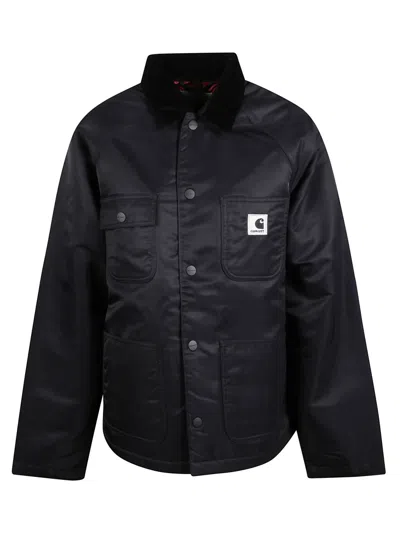 Carhartt Black Shirt Collar Logo Jacket
